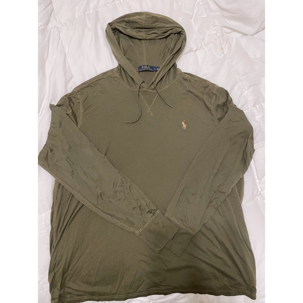 Mens Polo by Ralph Lauren hooded long sleeve shirt